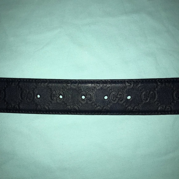 Gucci Guccissima Leather Belt with Golden Buckle main image 4